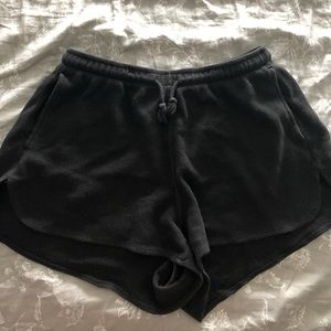 Brandy Melville Black Summer Shorts With Tie